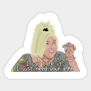 Angela - I need your egg Sticker